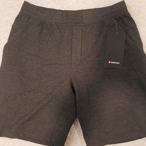 Heathered Black Large City Sweat Shorts Lululemon
